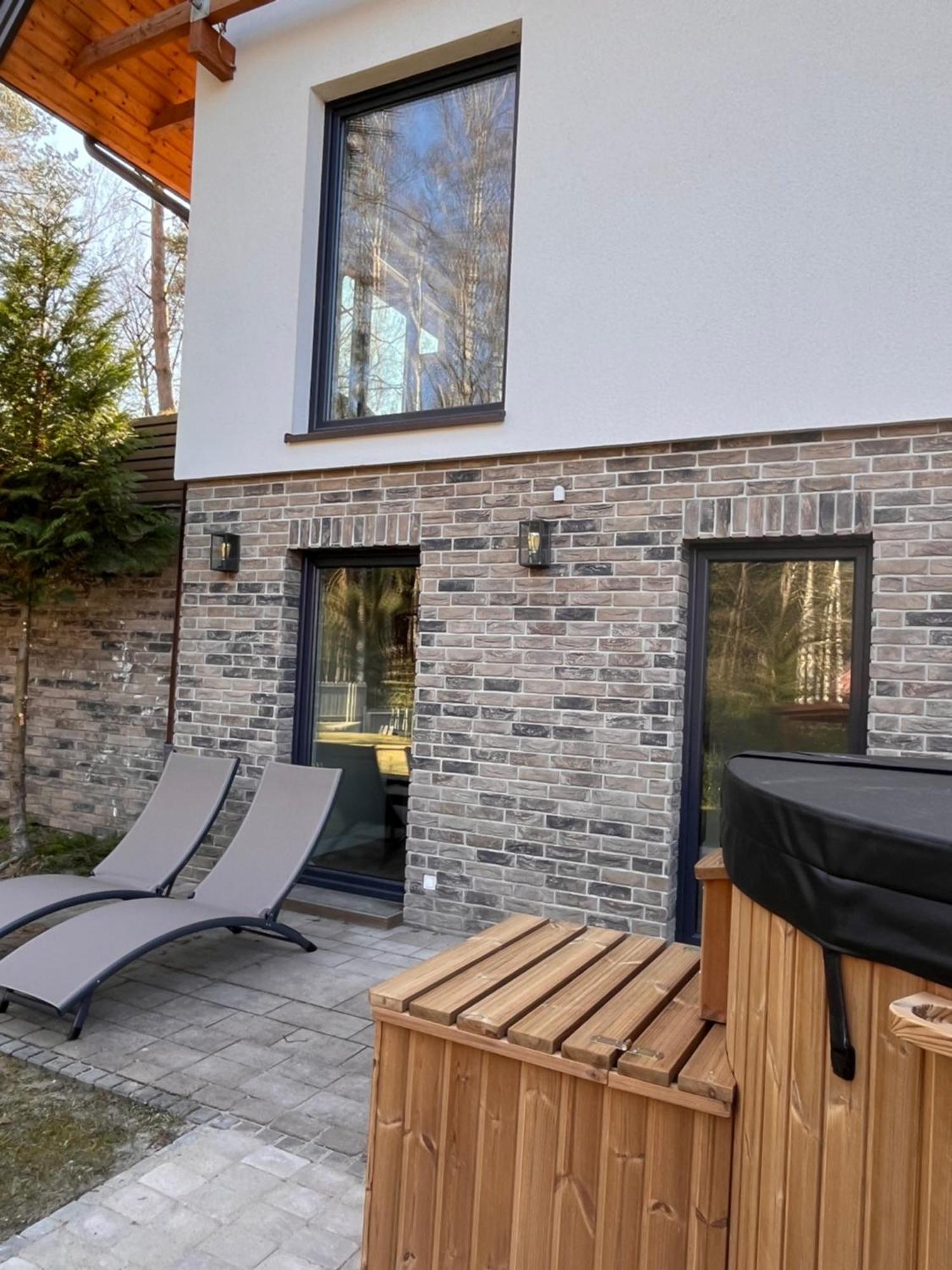 Mazursko - Komfortowe Domy 8 Osobowe Nad Jeziorem, Balia Lub Sauna Kretowiny Ngoại thất bức ảnh
